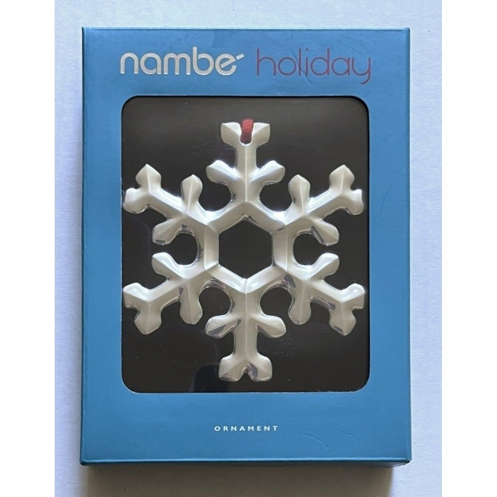 Nambe 2016 Annual Holiday Snowflake Christmas Tree Ornament Decor MT0979 - Picture 3 of 5